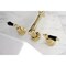 Kingston Brass KS1022PKL Wall Mount Roman Tub Faucet, Polished Brass KS1022PKL - alternate 4